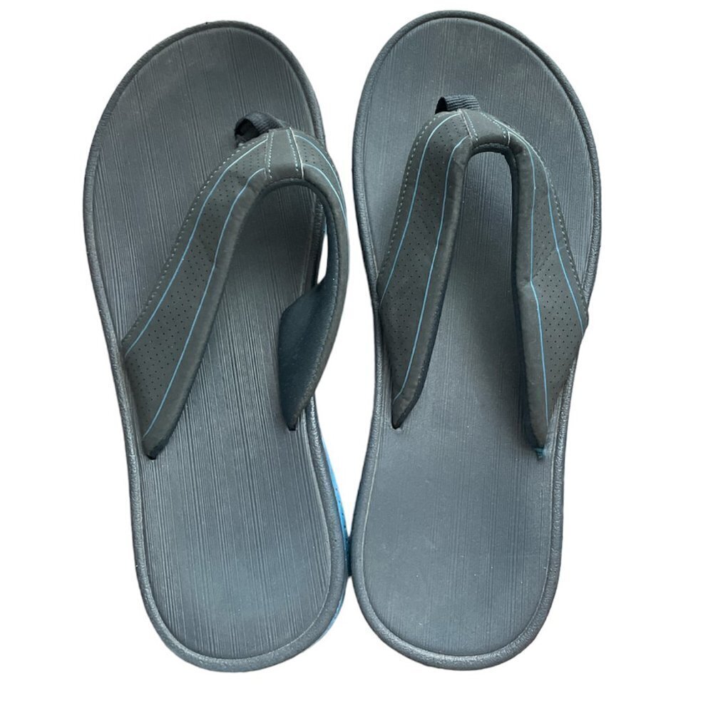 Men's Large 11-12 Navy and Blue Flip Flops